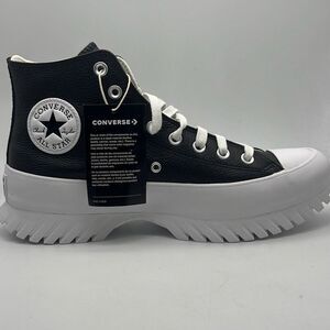 Converse Chuck Taylor All Star Leather Lugged 2.0 Black Sneakers Men 8.5 | W10.5